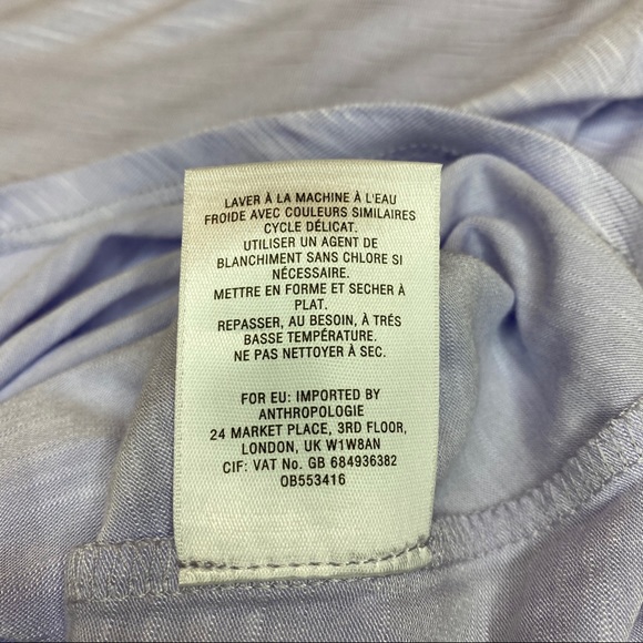 ANTHROPOLOGIE DELETTA Lavender Crochet Top - Picture 12 of 12